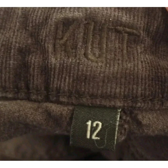 Kut From The Kloth Toothpick Skinny Corduroy Pants Brown Women's Size 12 - Picture 6 of 6